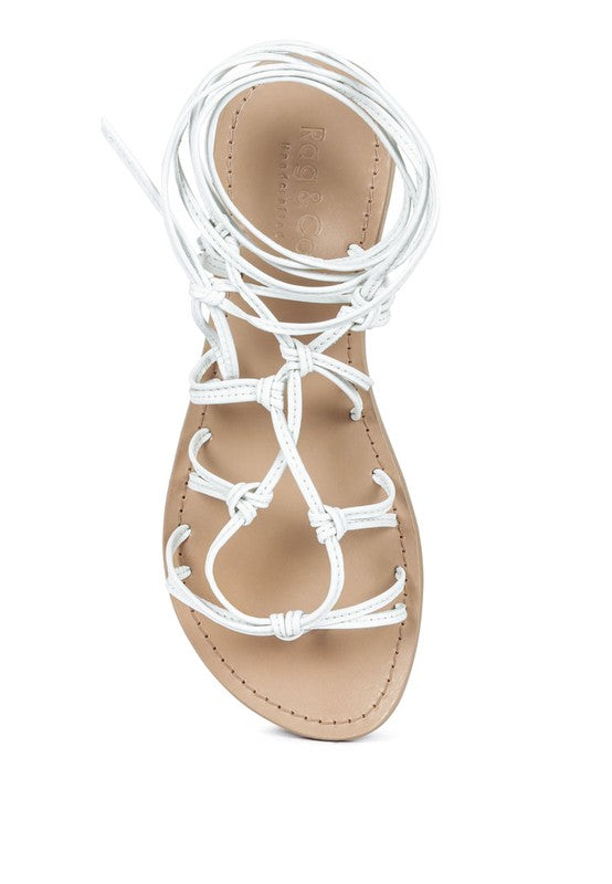 BAXEA HANDCRAFTED TIE UP STRING FLATS