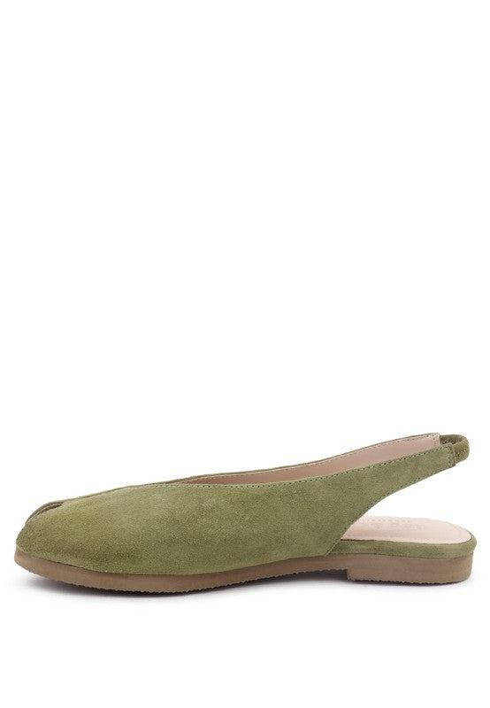 GRETCHEN SLINGBACK FLAT SANDALS for women - Ashour Shoes