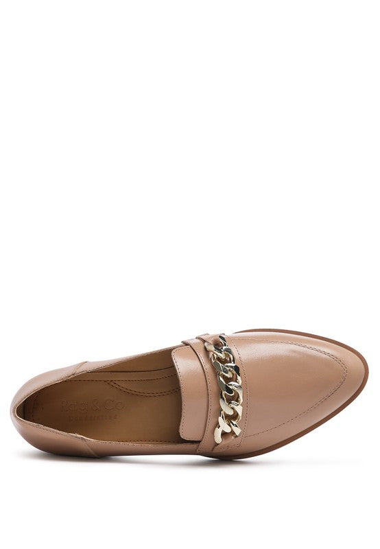 LA POLA - Leather Horsebit Loafers for women