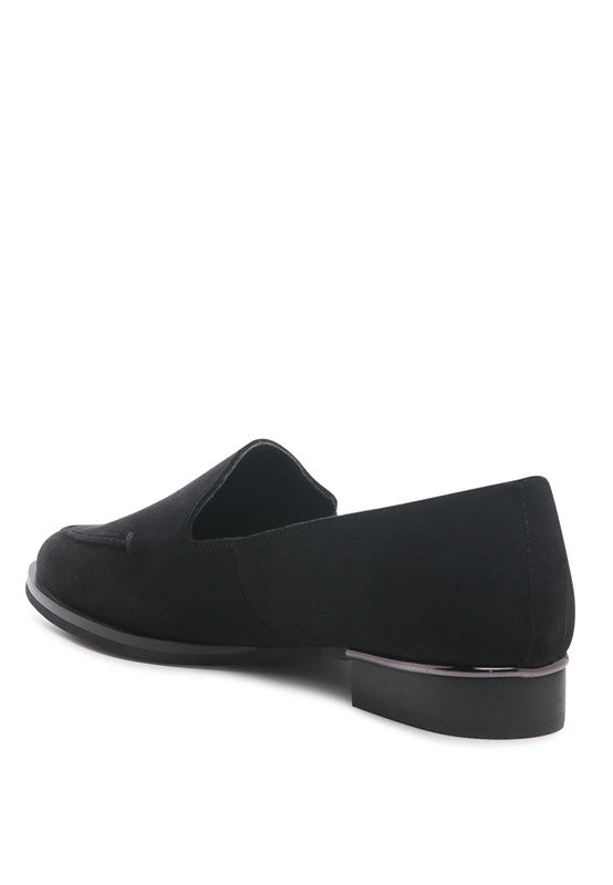 SARONNO - Suede Slip-On Loafers for Women - Ashour Shoes