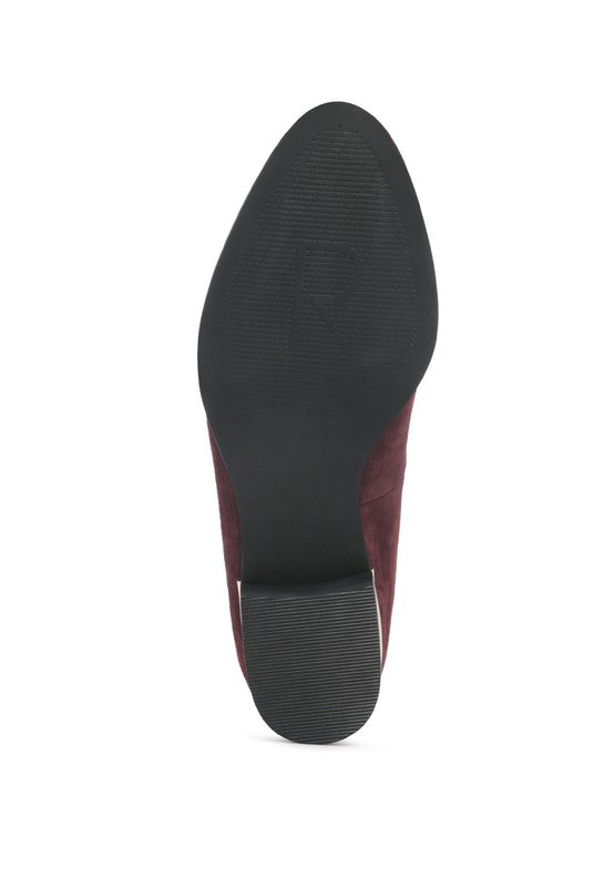 SARONNO - Suede Slip-On Loafers for Women - Ashour Shoes