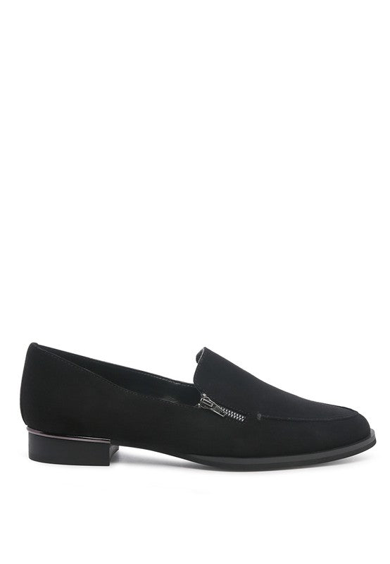 SARONNO - Suede Slip-On Loafers for Women - Ashour Shoes