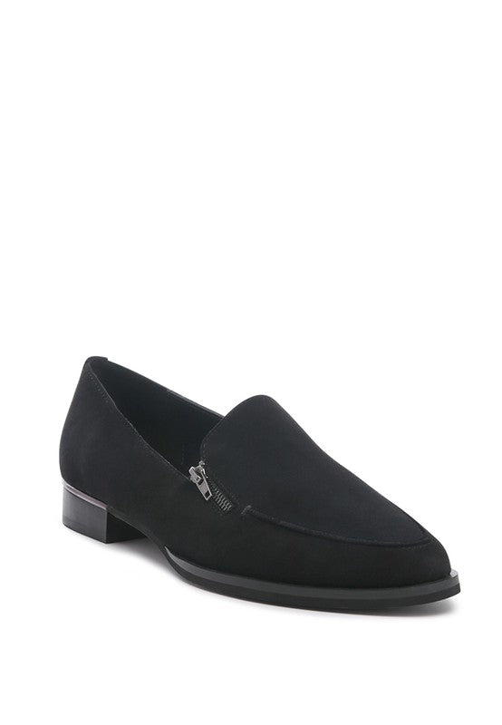 SARONNO - Suede Slip-On Loafers for Women - Ashour Shoes