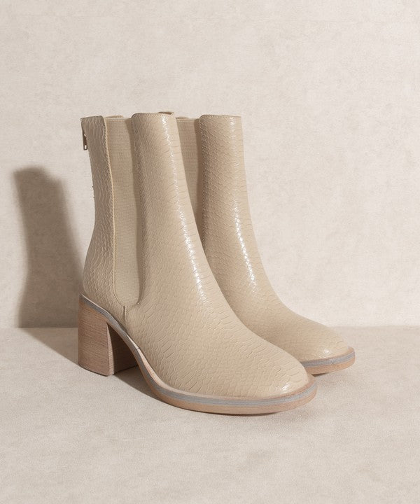 Oli - Chelsea High Heel Boots For women - Ashour Shoes