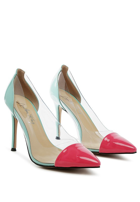 Dacey - clear/transparent Stiletto high heel Pumps for women