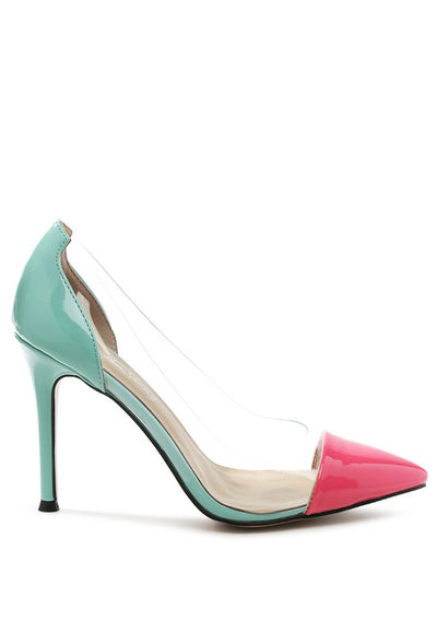 Dacey - clear/transparent Stiletto high heel Pumps for women