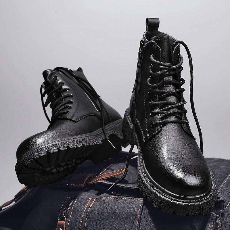 MVVT 2 - High-Quality Men's Ankle Leather Boots