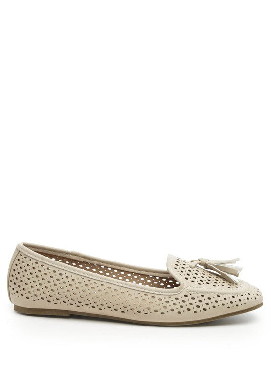 NEST PERFORATED MICROFIBER LOAFER For women