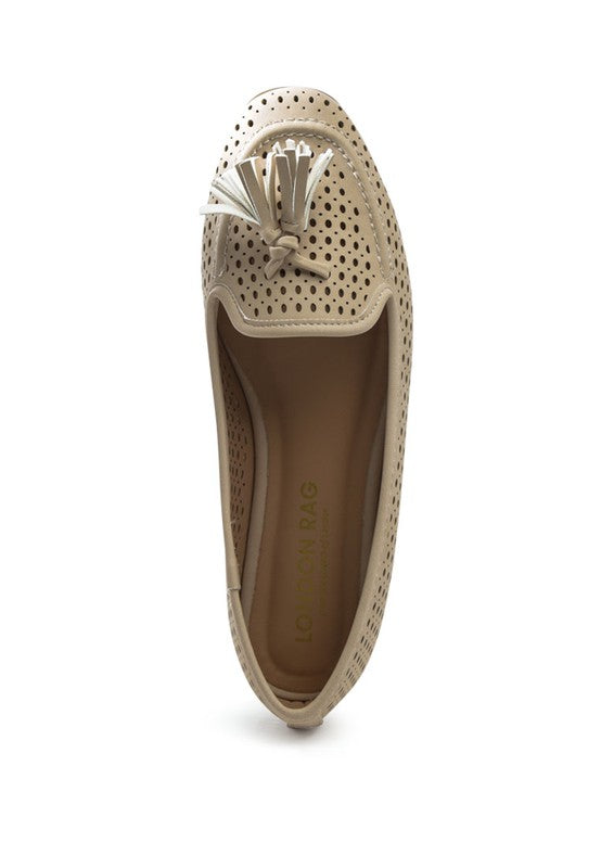 NEST PERFORATED MICROFIBER LOAFER For women