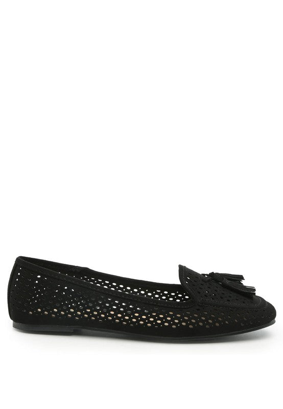 NEST PERFORATED MICROFIBER LOAFER For women