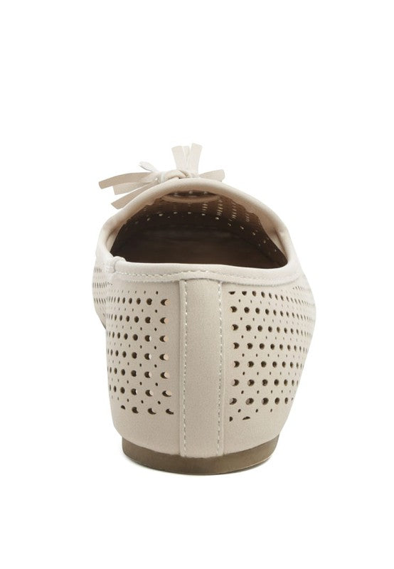 NEST PERFORATED MICROFIBER LOAFER For women