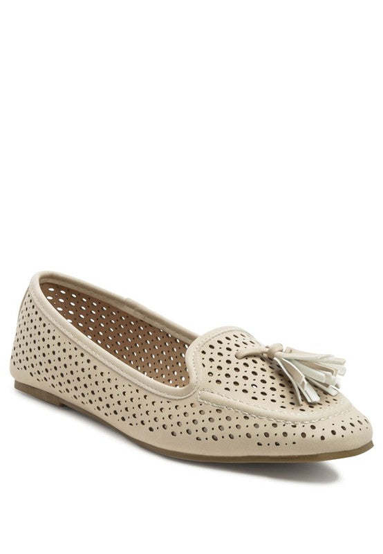 NEST PERFORATED MICROFIBER LOAFER For women - Ashour Shoes