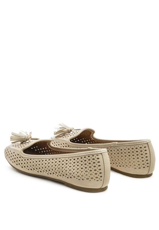 NEST PERFORATED MICROFIBER LOAFER For women - Ashour Shoes