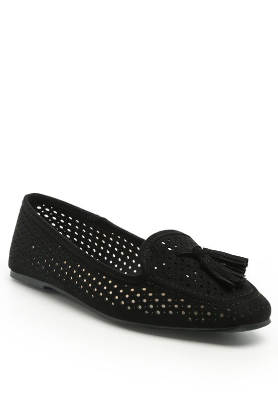 NEST PERFORATED MICROFIBER LOAFER For women