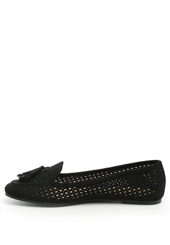 NEST PERFORATED MICROFIBER LOAFER For women