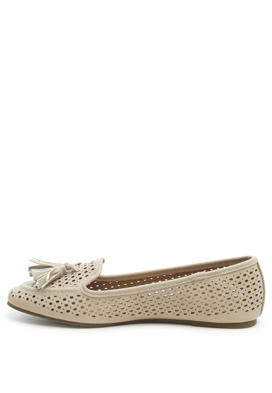 NEST PERFORATED MICROFIBER LOAFER For women