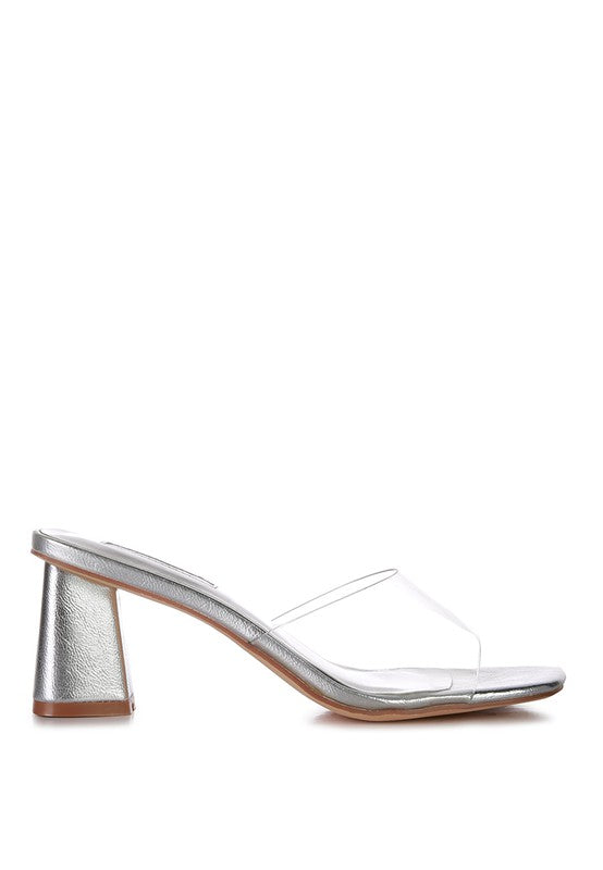 la Flirt - Clear Strap Sandals For Women - Ashour Shoes