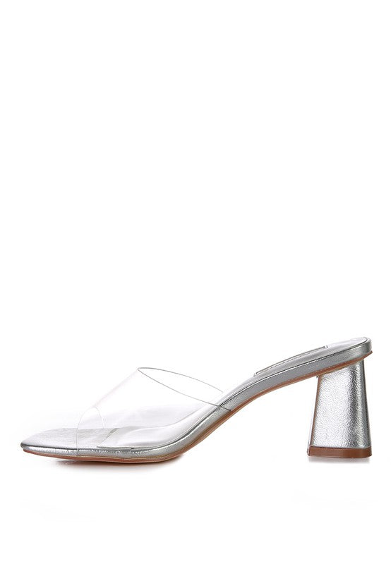 la Flirt - Clear Strap Sandals For Women - Ashour Shoes