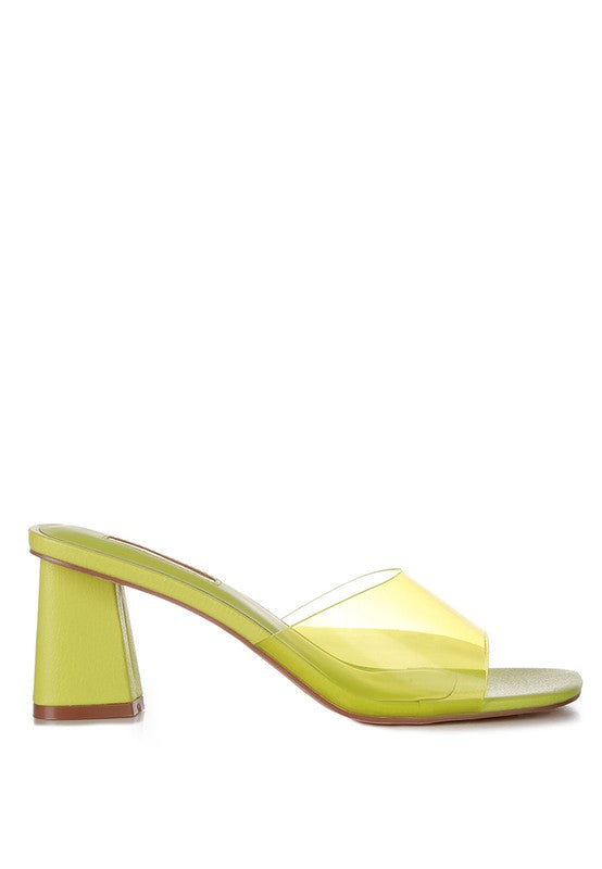 la Flirt - Clear Strap Sandals For Women - Ashour Shoes