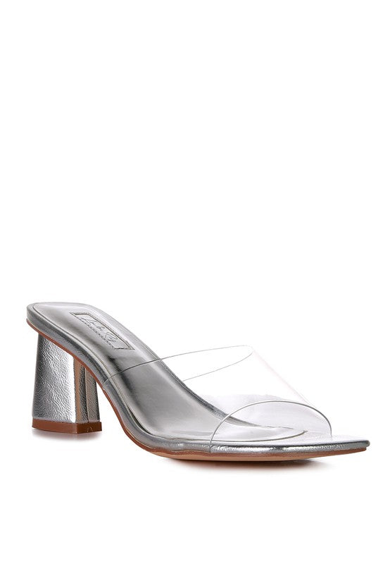 la Flirt - Clear Strap Sandals For Women - Ashour Shoes