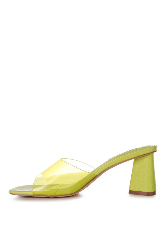 la Flirt - Clear Strap Sandals For Women - Ashour Shoes