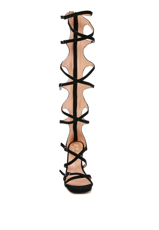 Gossips - Strappy Stiletto High Heel Sandals For women - Ashour Shoes