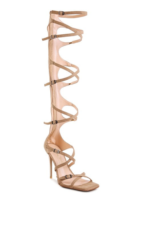 Gossips - Strappy Stiletto High Heel Sandals For women - Ashour Shoes