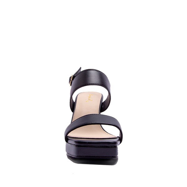KRISHA- Elegant Strap Heeled Sandals For Women