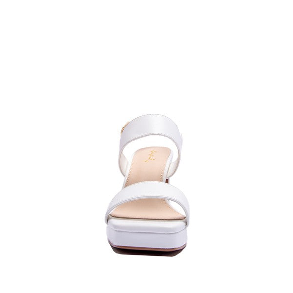 KRISHA- Elegant Strap Heeled Sandals For Women