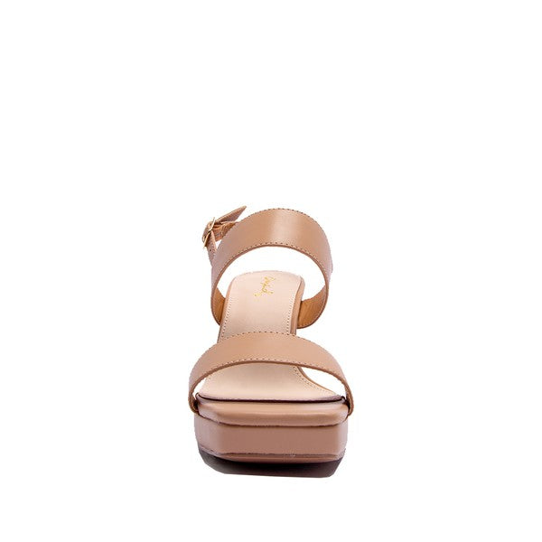 KRISHA- Elegant Strap Heeled Sandals For Women - Ashour Shoes