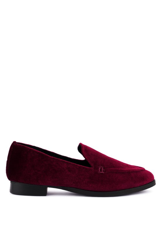 LUXE AP - Velvet Handcrafted Loafers for women