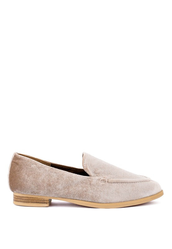 LUXE AP - Velvet Handcrafted Loafers for women - Ashour Shoes