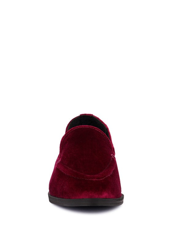 LUXE AP - Velvet Handcrafted Loafers for women - Ashour Shoes