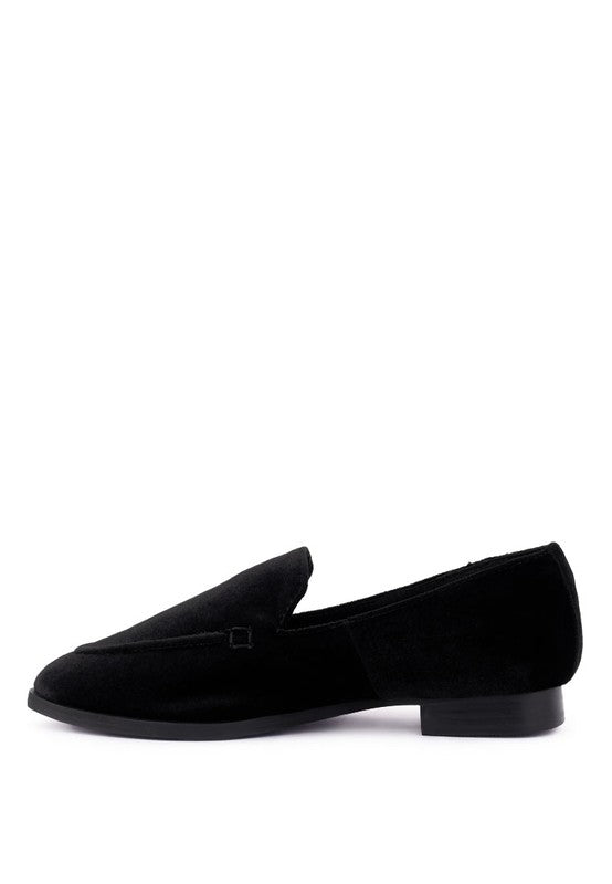 LUXE AP - Velvet Handcrafted Loafers for women - Ashour Shoes