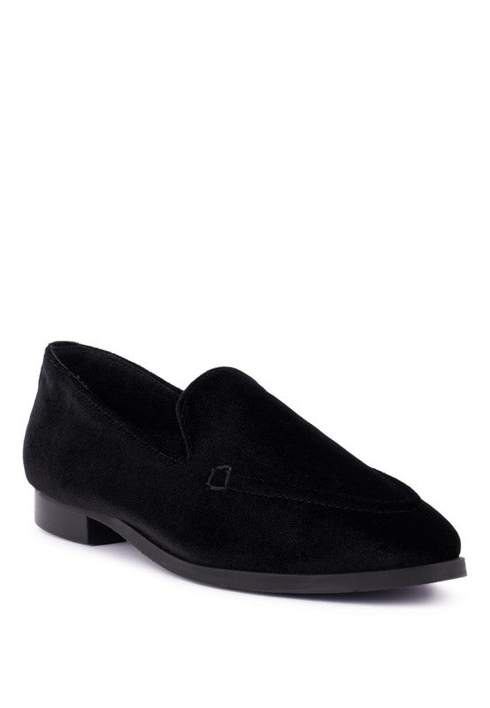 LUXE AP - Velvet Handcrafted Loafers for women - Ashour Shoes