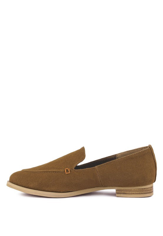 BOUGIE - Organic Canvas Loafers For Women - Ashour Shoes