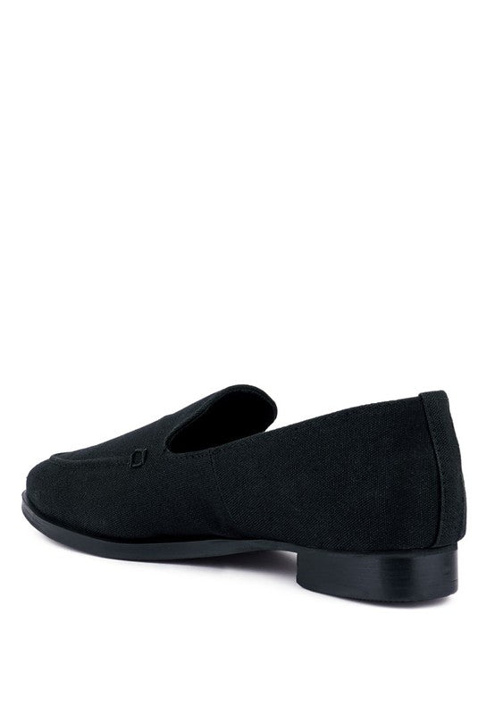 BOUGIE - Organic Canvas Loafers For Women - Ashour Shoes