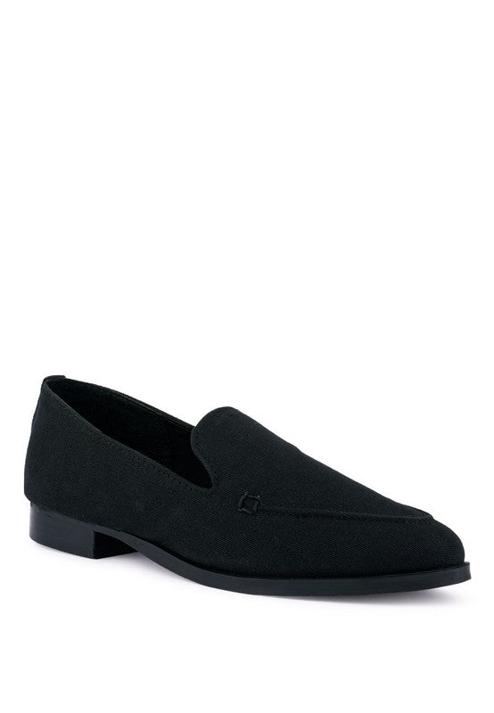 BOUGIE - Organic Canvas Loafers For Women - Ashour Shoes