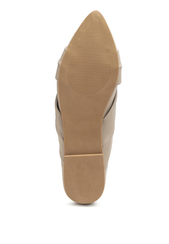 Mora - Knot Detail Ballet Flats/loafers for women - Ashour Shoes