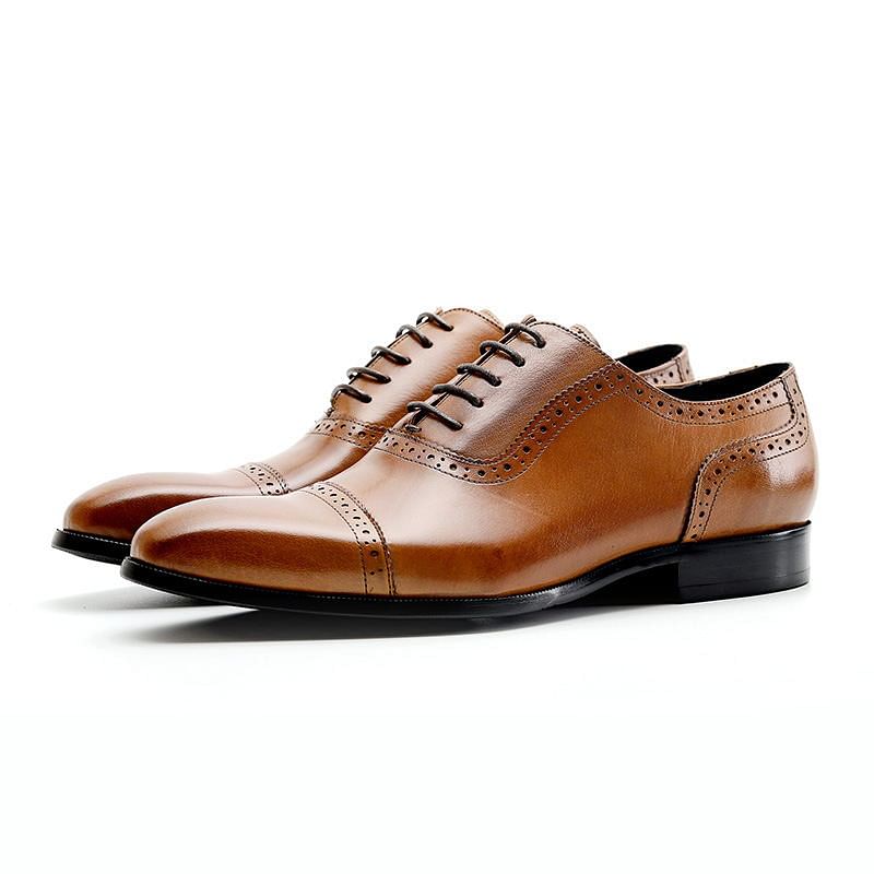 The Three Joint Leather Oxford - Men's Dress Shoes