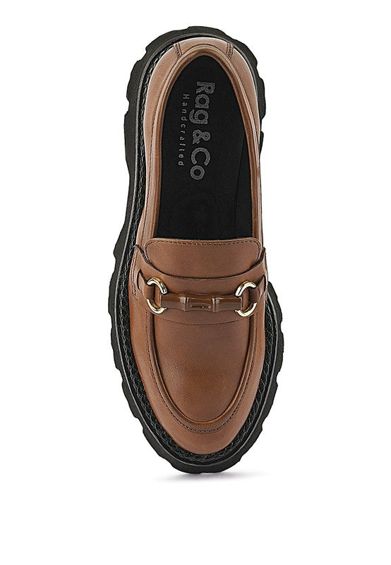 VIOT - Chunky Leather Loafers for women