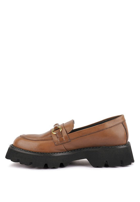 VIOT - Chunky Leather Loafers for women