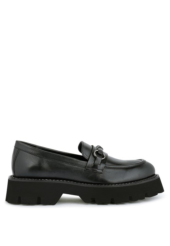 VIOT - Chunky Leather Loafers for women