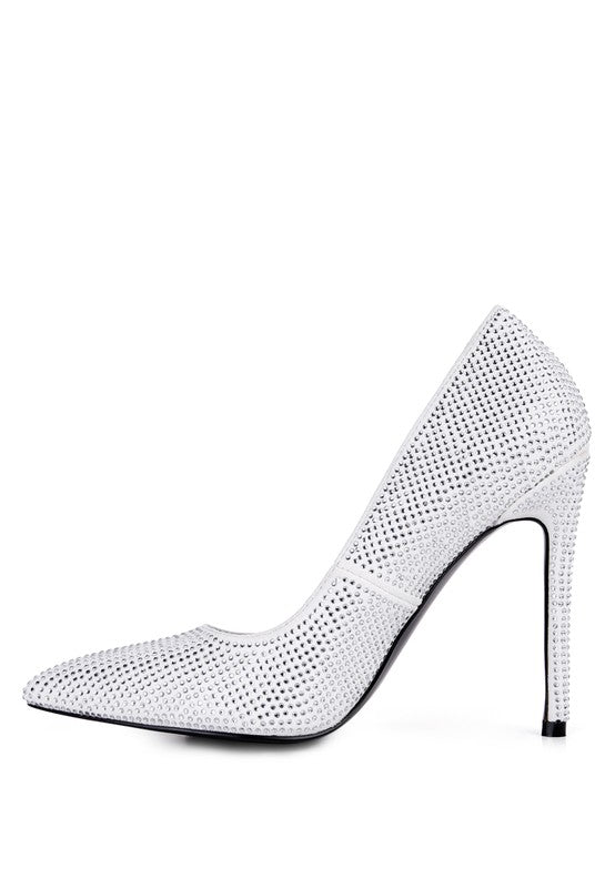 Alter Ego - Diamante Set High stiletto Heeled Pumps for women