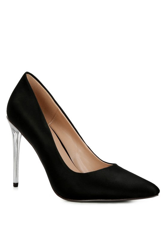 STAKES - Clear Heel Classic Pumps for Women