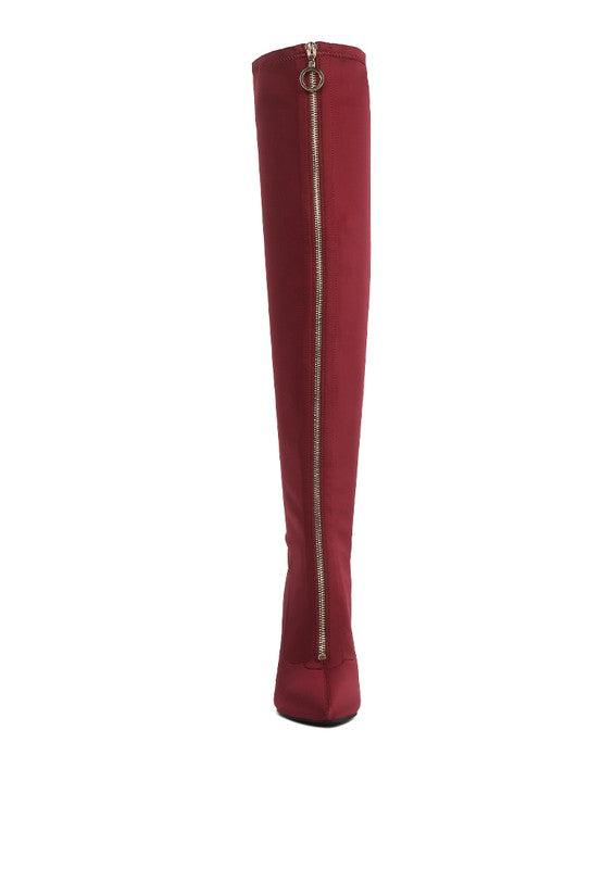 Ronettes Knee High Stretch Long Boots