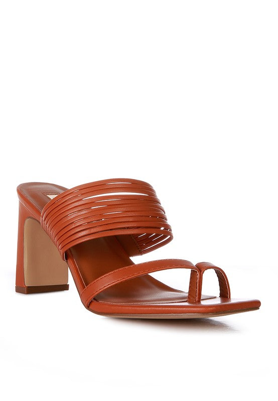 Follow Me Mid Block Heel Sandals For Women - Ashour Shoes