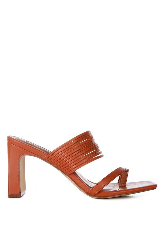 Follow Me Mid Block Heel Sandals For Women - Ashour Shoes