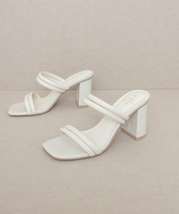 Angela - Strappy Alligator Sandals for women