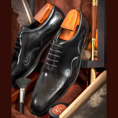 The Spirale - Elegant Whole Cut Oxford Shoes